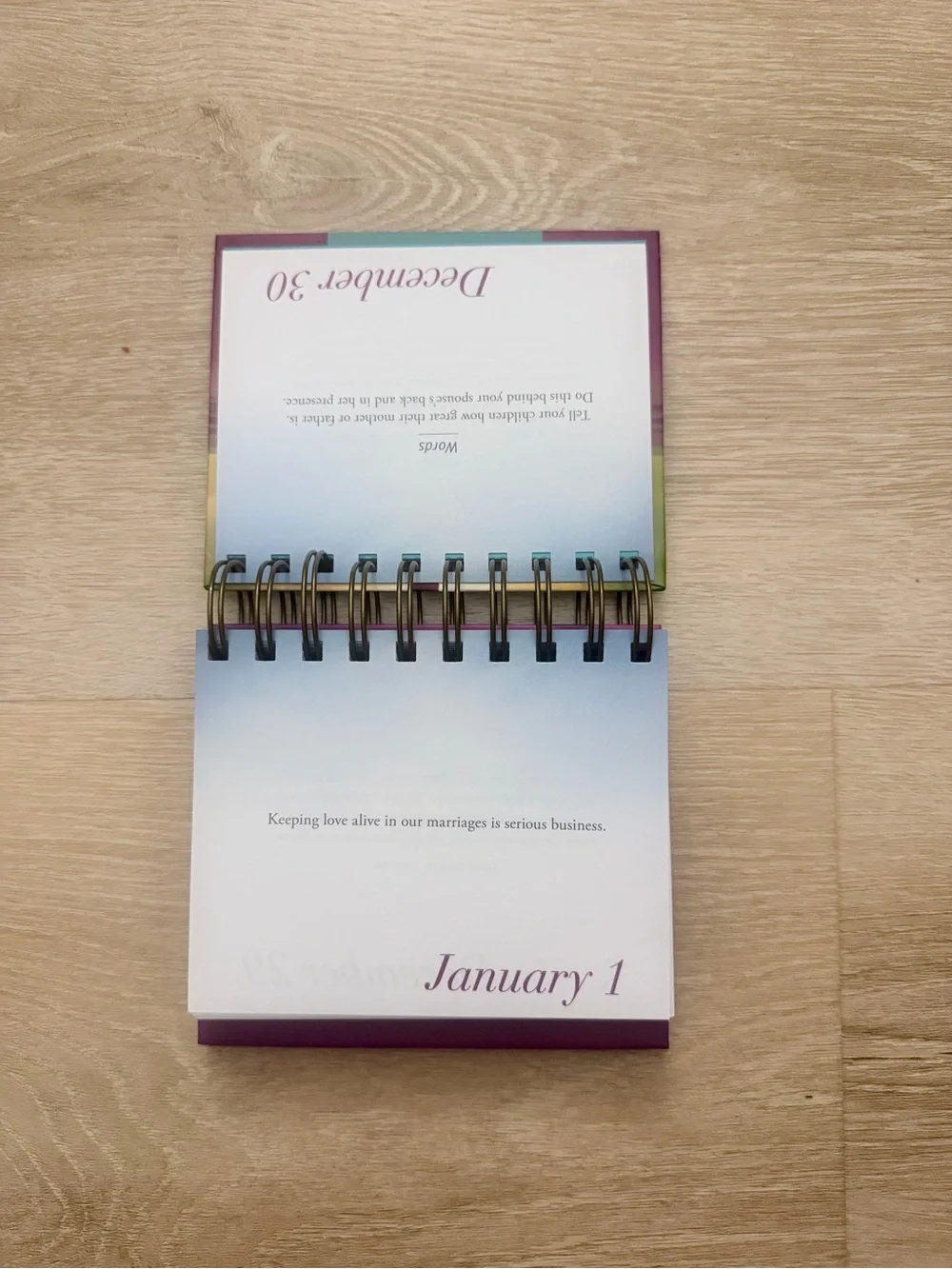 Gary Chapman The 5 Love Languages Desk Flipbook Calendar